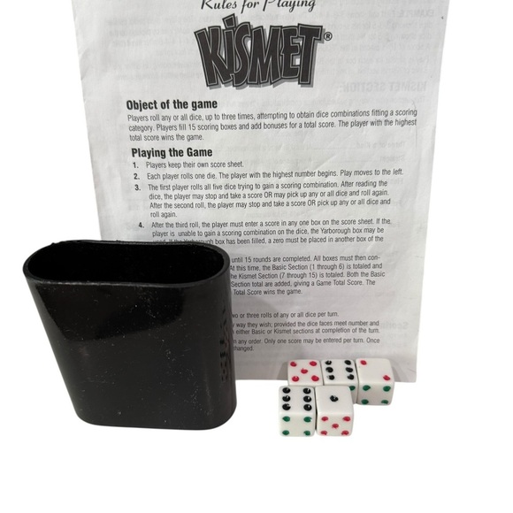 Kismet The Modern Game of Yacht Dice Game High Energy Fast Paced Strategy Fun - Picture 3 of 3